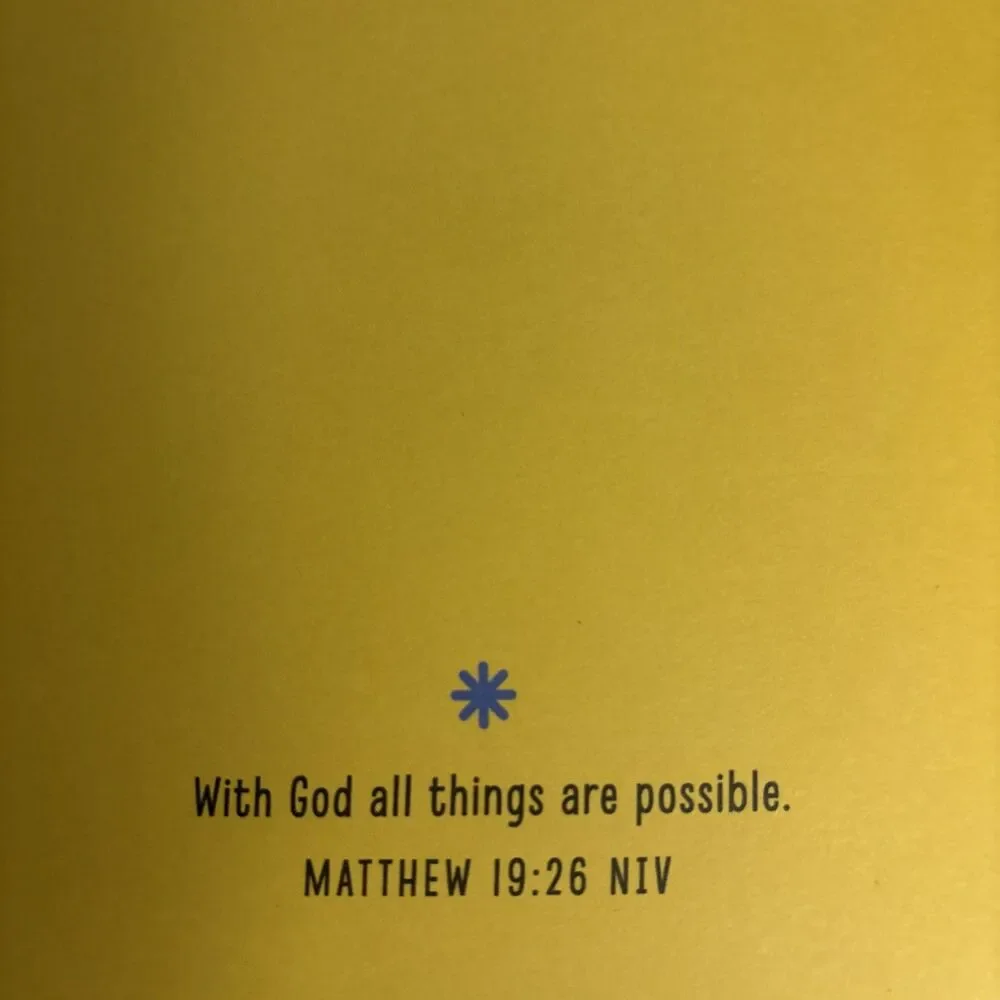 Religious Graduation Card by Dayspring Joyfully Yours Matthew 19:26 Spripture